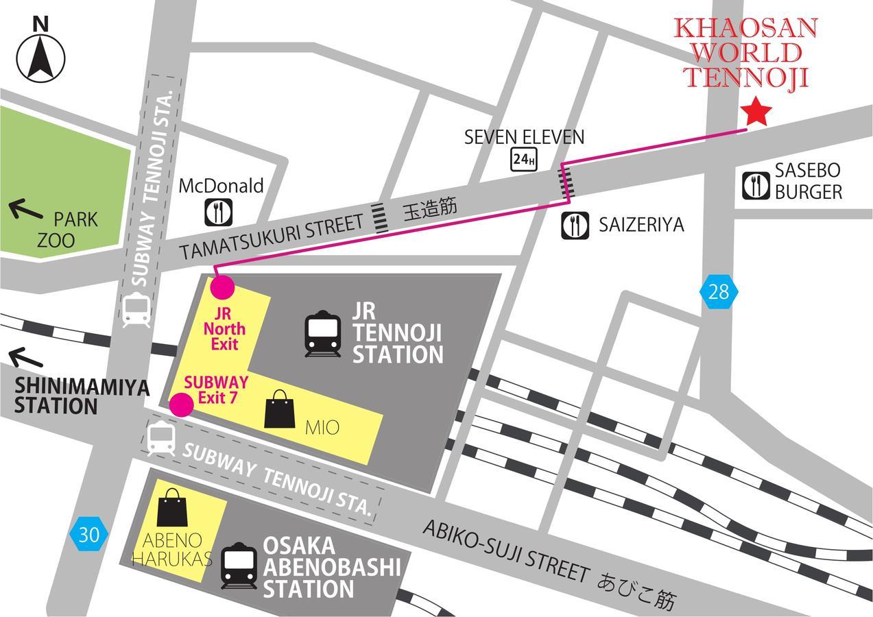 Khaosan World Tennoji Osaka Eksteriør billede